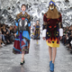 Illustration for article titled Strap In For Some Campy Dress-Up at Mary Katrantzou and House of Holland